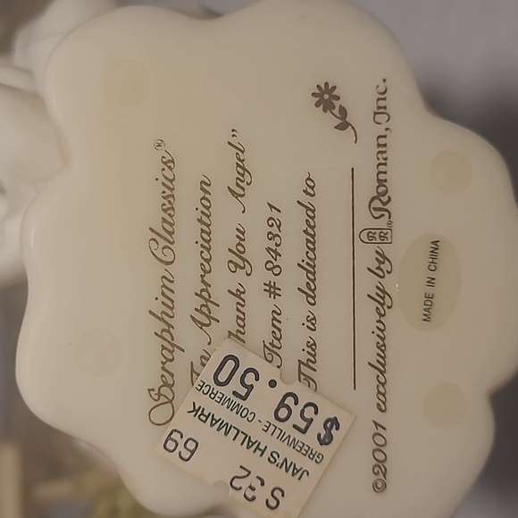 Seraphim Classics 2001 Thank You Angel Porcelain Figurine - Picture 6 of 6